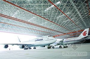 首都机场四机位机库资料下载-首都机场A380飞机库落成 4月份投入使用 