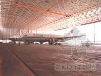 首都机场四机位机库资料下载-北京飞机维修工程有限公司四机位机库