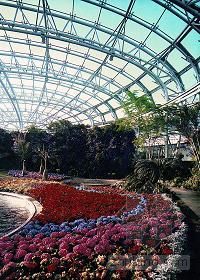 su温室植物园资料下载-北京植物园大型展览温室