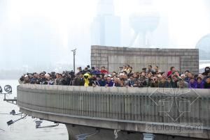 上海黄浦江桥施工资料下载-上海外白渡桥今天搬迁 一年后回归“原位”