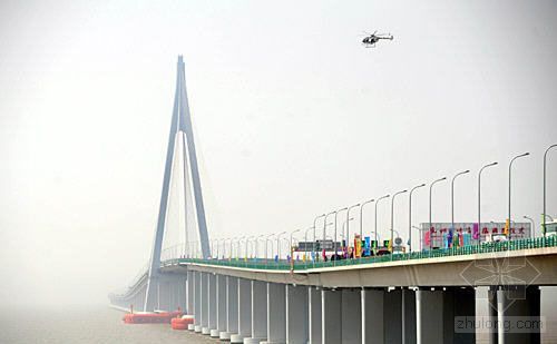 滩涂区灌注桩资料下载-世界最长跨海桥——杭州湾大桥正式通车