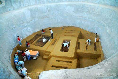 春秋宫室资料下载-安徽蚌埠发现春秋贵族墓葬 为罕见圆形墓坑