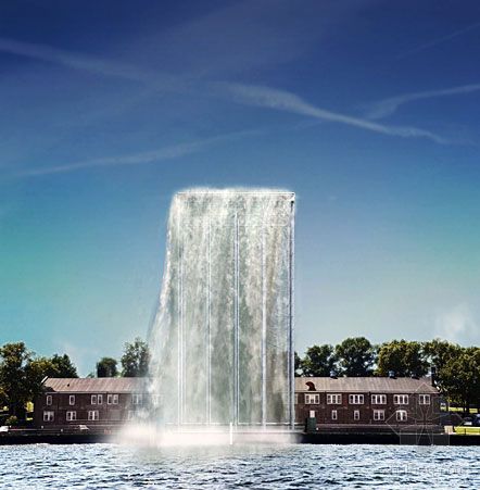 [分享]巨型人工瀑布将亮相纽约