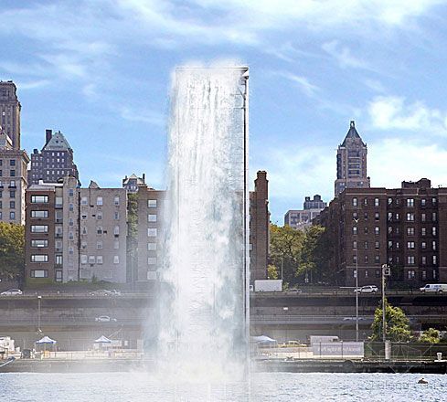 巨型人工瀑布将亮相纽约-建筑新闻-筑龙建筑设计论坛