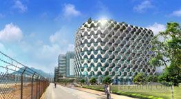 科技园植物设计资料下载-香港科技园 未来商业大楼的典范 