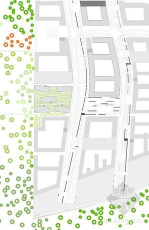 商业区建筑群资料下载-哥本哈根T-HUSENE建筑群 