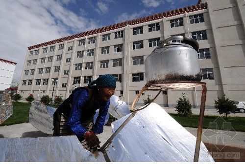 滨海新城阳光家园资料下载-绿色阳光家园—拉萨首期廉租房住宅小区