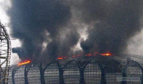 3000人体育馆cad资料下载-济南奥体中心体育馆发生火灾 未造成人员伤亡