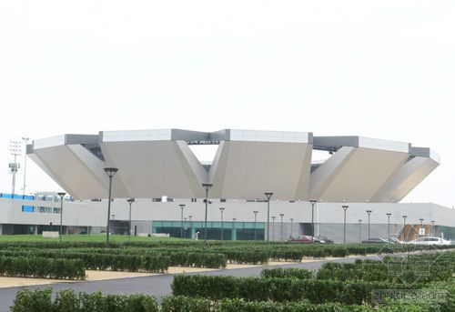 花瓣形建筑cad资料下载-花瓣设计与森林公园融合 清水芙蓉尽展建筑本色