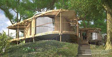 地缘热泵施工资料下载-Western Design事务所设计“树屋” 