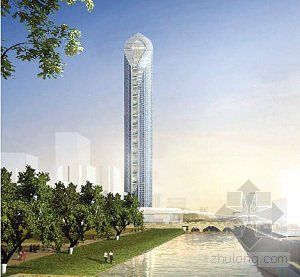 摩天楼式建筑设计资料下载-苏州开建450米高摩天楼 将成江苏第一高楼