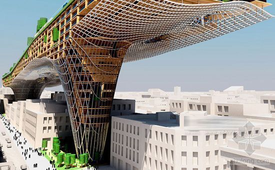 太阳能建筑竞赛作品资料下载-Ayrat Khusnutdinov：Evolo摩天大楼竞赛作品skytable