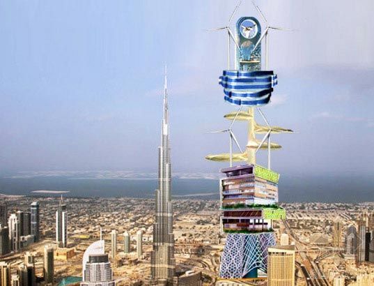 迪拜哈利法塔迪拜塔资料下载-迪拜计划再建世界第一高楼取代哈利法塔