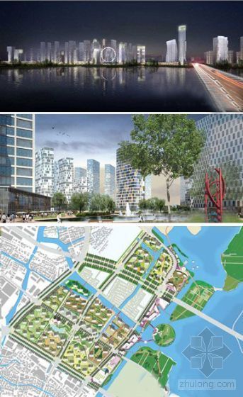 滨水空间设计竞赛资料下载-KCAP在绍兴柯桥水城设计竞赛中获胜