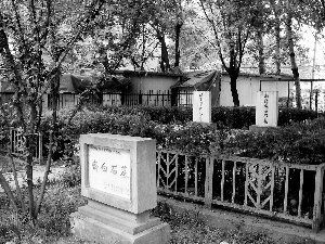 公共厕所建排cad资料下载-北京：齐白石墓园几成“公厕” 傍晚食客墓边求方便