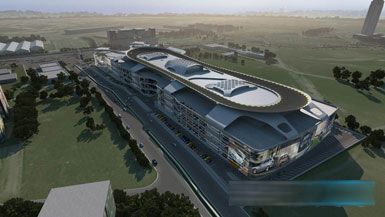 茶点餐厅设计资料下载-土耳其建造Autopia汽车展示中心