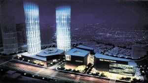 上海上海大厦资料下载-后世博外滩规划：打造新地标建筑“双子塔”