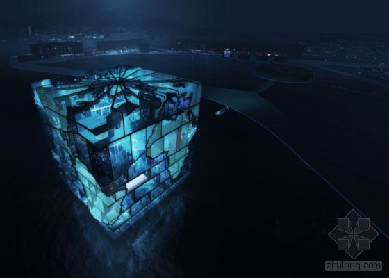 宜兴水立方水疗会资料下载-韩国丽水世博会水立方：MVRDV