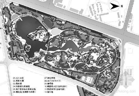 苏州园林湖资料下载-堤角公园将成武汉“苏州园林”