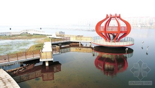 天津新城城市设计资料下载-天津塘沽东湖公园成西部新城居民好去处