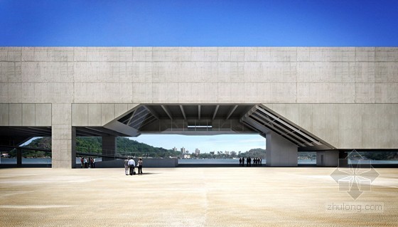 报告厅声学设计装修施工图资料下载-巴西建筑师设计的剧院博物馆综合体