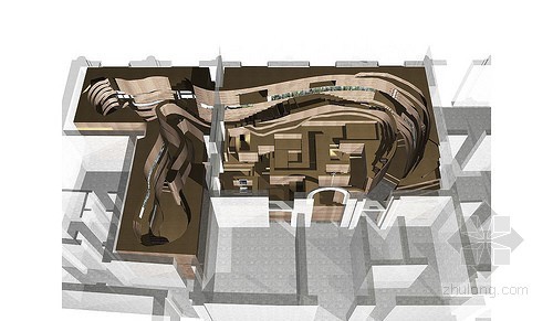 总图设计概念图资料下载-2012年第13届威尼斯建筑双年展台湾馆展场设计概念图公布
