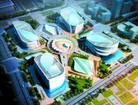 东海市民广场资料下载-东海市民广场争取今年开建