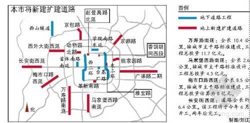 地下道路通道资料下载-北京将新增道路220公里 建多条地下通道疏堵