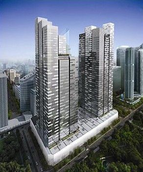 外广场预算资料下载-新加坡的亚洲广场大厦开始施工 