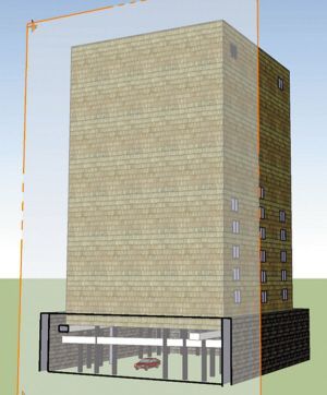 立体停车场建筑方案资料下载-杭州一公司在老建筑物地下开挖停车场