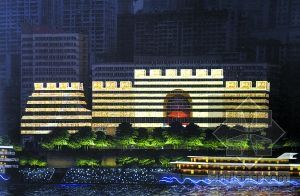 重庆夜景照明资料下载-重庆渝中区拟投资5亿打造17座LED数字城门