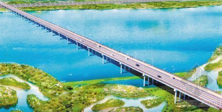 杨凌渭河湿地生态公园资料下载-西安：全长1320米 灞河特大桥今年开建