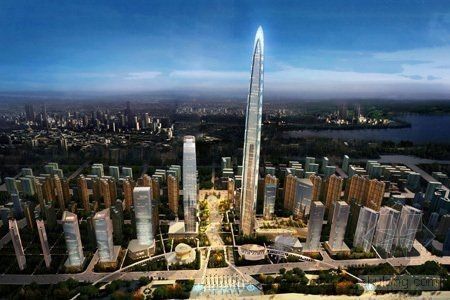 流线型造型资料下载-武汉公布“世界第三高楼”造型