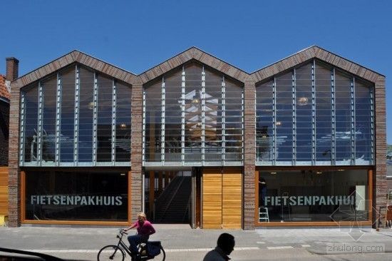 大师建筑停车场资料下载-Nunc Architects设计自行车停车场