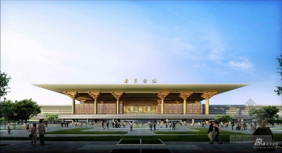 南京南站效果图