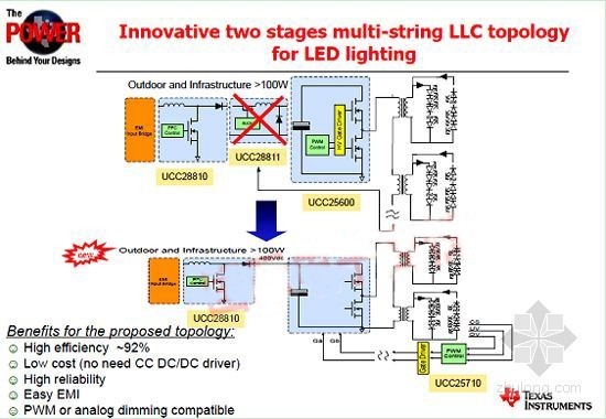 电容器大功率资料下载-大功率LED驱动电源创新架构大幅降低成本
