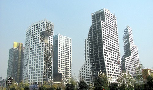成都来福士广场模型资料下载-成都来福士：世界最大清水混凝土建筑