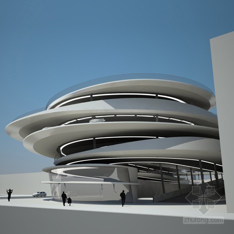 大师建筑停车场资料下载-扎哈设计的迈阿密停车场