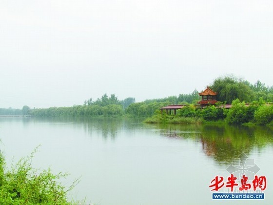 人文故居纪念馆资料下载-高密斥资16亿打造五龙河湿地公园 建刘墉家族纪念馆
