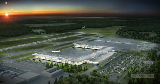 挪威奥斯陆机场扩建资料下载-Haptic事务所设计的拉脱维亚里加机场新航站楼
