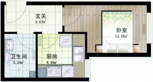 40平米装修40平米小户型装修资料下载-40平米3口人 北京公租房设计指导图集即将公布