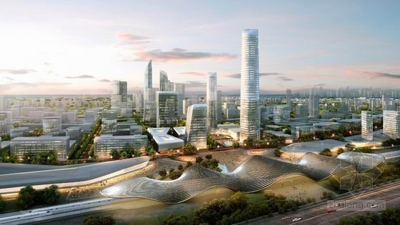 综合开发项目总体规划资料下载-SOM赢得北京环渤海创新城总体规划项目