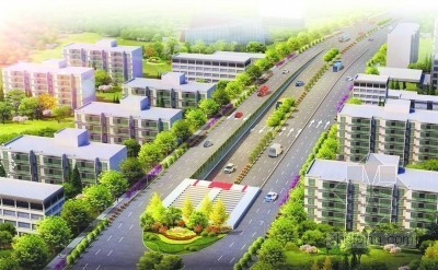 木长廊设计资料下载-南京城西干道打造景观长廊