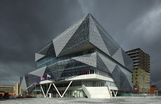 市政大楼cad资料下载-3XN事务所设计的荷兰某市市政大楼