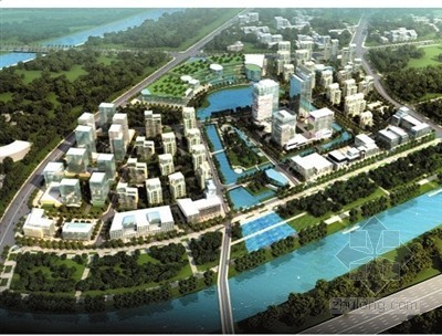 绿道造价预算资料下载-北京首个生态商务区开工 一期工程造价近110亿元 