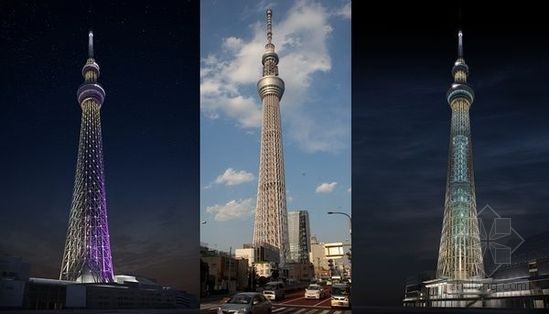日本山顶住宅资料下载-世界最高电视塔日本东京晴空塔 5月22日正式对游客开放