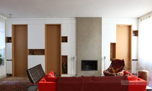 室内设计巴黎资料下载-巴黎公寓翻新住宅室内设计