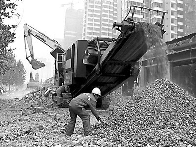 建筑垃圾的清运方案资料下载-青岛将立法建筑垃圾资源化