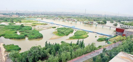 田园生态湿地旅游资料下载-西安灞桥生态湿地公园正式建成，免费向市民开放
