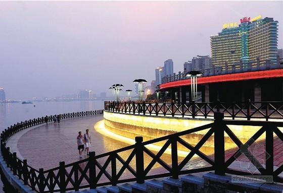 亲水休闲平台su资料下载-广东清远市清城区亲水平台完成景观建设